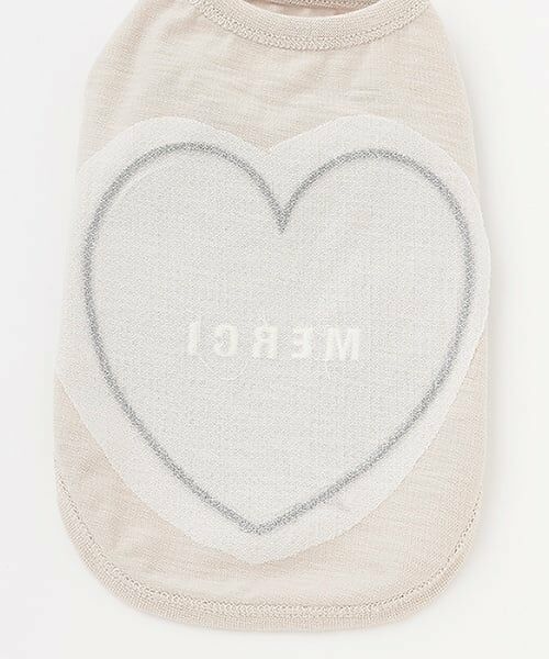 petit main / プティマイン ペットグッズ | 【リンク】【DOG】（防汚加工）背中ハートT | 詳細7