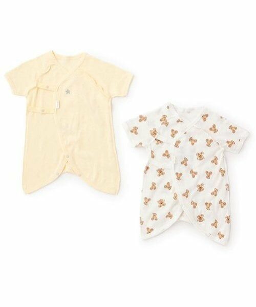 petit main / プティマイン 肌着 | 【弱酸性】コンビ肌着（レモン イエロー）