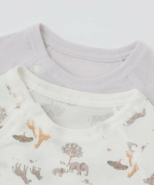 petit main / プティマイン ロンパース | 【弱酸性】7分袖2WAYオール | 詳細10