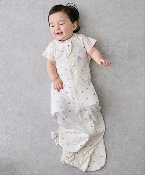 petit main / プティマイン ベビー・キッズウエア | 【やわらかストレッチ】スリーピングバック（アイボリー）
