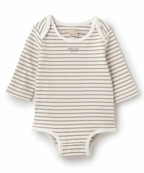 petit main / プティマイン ロンパース | 【GOODPRICE】長袖ロンパース（ベージュ）