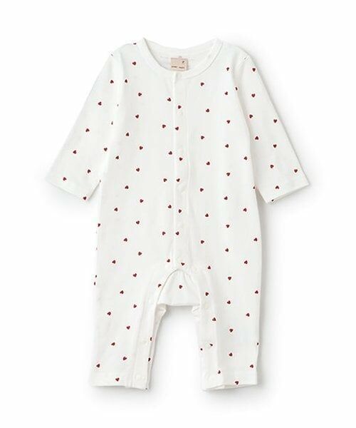 petit main / プティマイン ロンパース | 【GOODPRICE】長袖カバーオール（アイボリー）