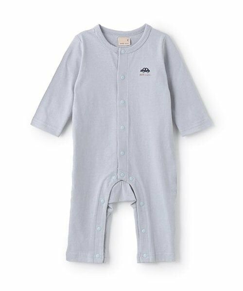 petit main / プティマイン ロンパース | 【GOODPRICE】長袖カバーオール（モデレート ブルー）