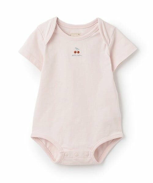 petit main / プティマイン ロンパース | 【GOODPRICE】半袖ロンパース（ライト ピンク）