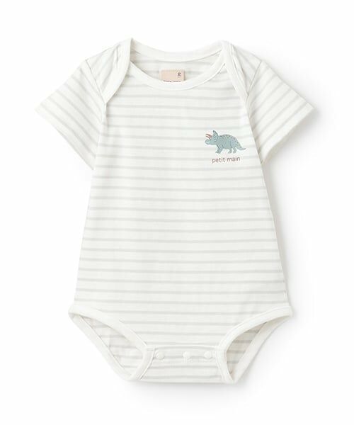 petit main / プティマイン ロンパース | 【GOODPRICE】半袖ロンパース（ライト グリーン）