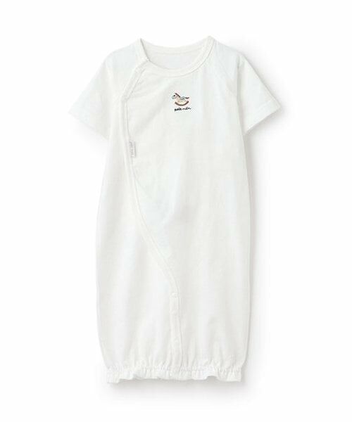petit main / プティマイン ロンパース | 【GOODPRICE】半袖2WAYオール（オフ ホワイト）