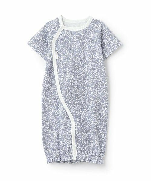 petit main / プティマイン ロンパース | 【GOODPRICE】半袖2WAYオール（サックス）