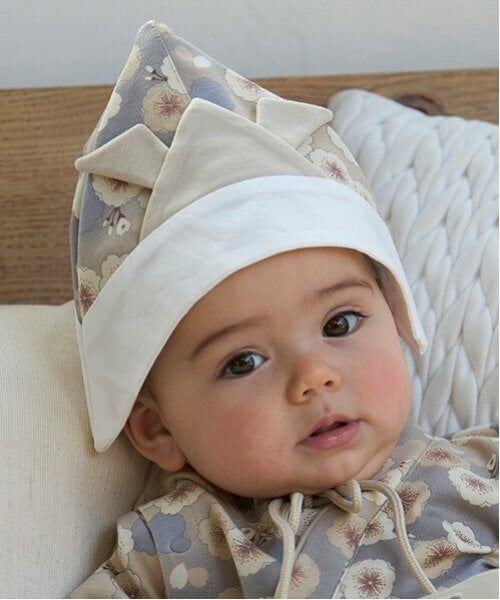 petit main / プティマイン ベビー・キッズグッズ | なりきりかぶと帽子（ベージュ）