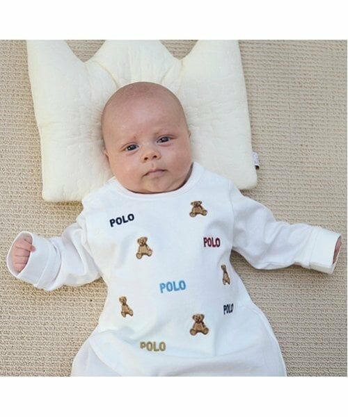 petit main / プティマイン ロンパース | 【POLO BCS】くま刺しゅう2WAYオール | 詳細1