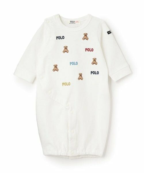 petit main / プティマイン ロンパース | 【POLO BCS】くま刺しゅう2WAYオール | 詳細2