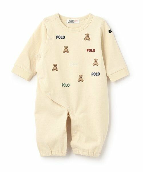 petit main / プティマイン ロンパース | 【POLO BCS】くま刺しゅう2WAYオール | 詳細4