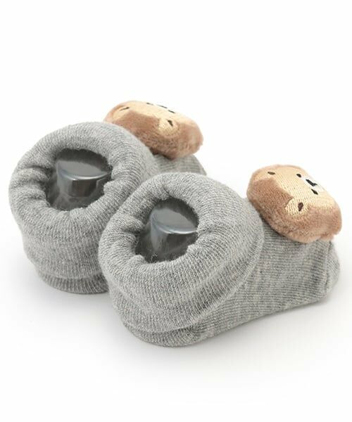 petit main / プティマイン ベビー・キッズウエア | アニマルモチーフカップソックス | 詳細3