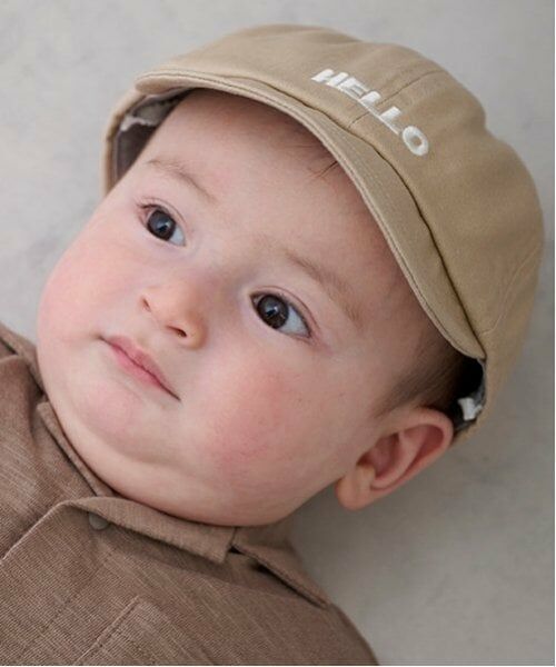 petit main / プティマイン ベビー・キッズグッズ | ロゴ刺繍キャップ | 詳細1