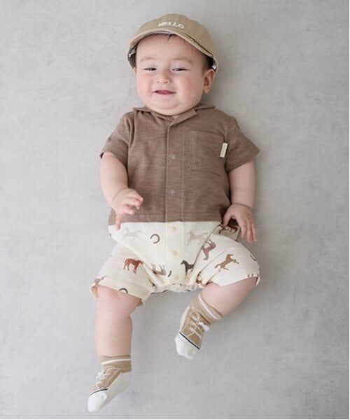 petit main / プティマイン ベビー・キッズグッズ | ロゴ刺繍キャップ | 詳細2