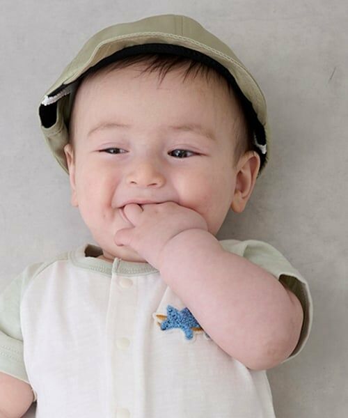 petit main / プティマイン ベビー・キッズグッズ | 恐竜キャップ | 詳細1