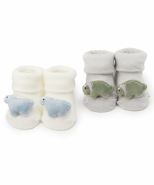 petit main / プティマイン ベビー・キッズウエア | 恐竜カップソックス | 詳細10