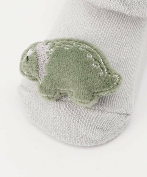 petit main / プティマイン ベビー・キッズウエア | 恐竜カップソックス | 詳細8
