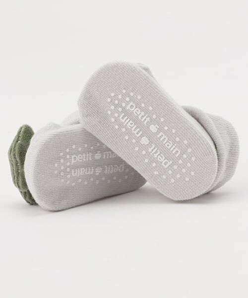 petit main / プティマイン ベビー・キッズウエア | 恐竜カップソックス | 詳細9