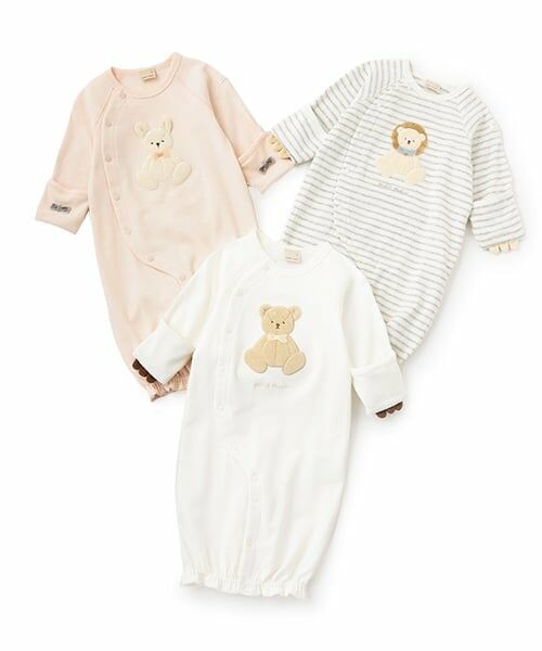 petit main / プティマイン ロンパース | 【オーガニック】アニマル2WAYオール | 詳細15