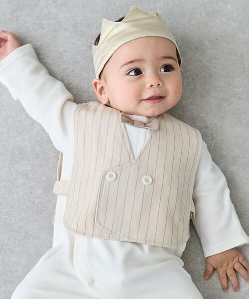 petit main / プティマイン おもちゃ・トイカメラ | BOYS　おめかしベストセット（薄ベージュ）