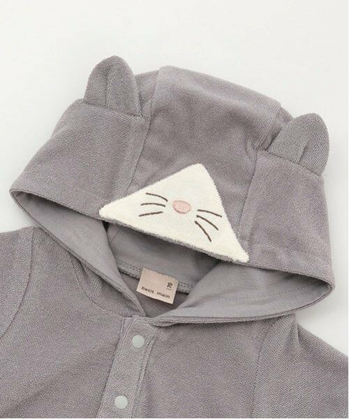 petit main / プティマイン ロンパース | アニマルなりきりセット | 詳細10