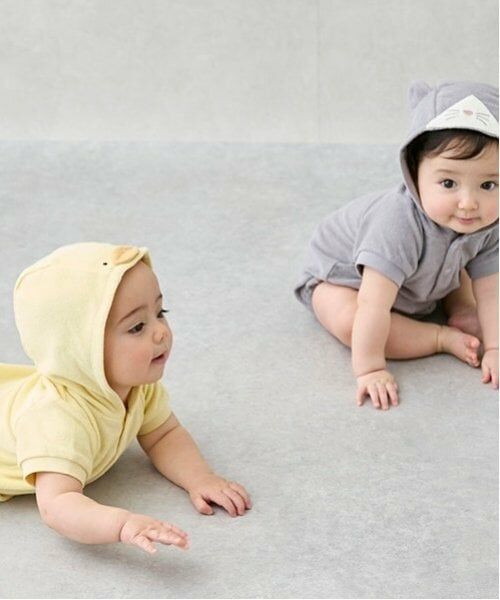 petit main / プティマイン ロンパース | アニマルなりきりセット | 詳細2