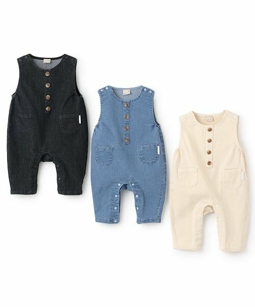 petit main / プティマイン ベビー・キッズウエア | デニムサロペット | 詳細12