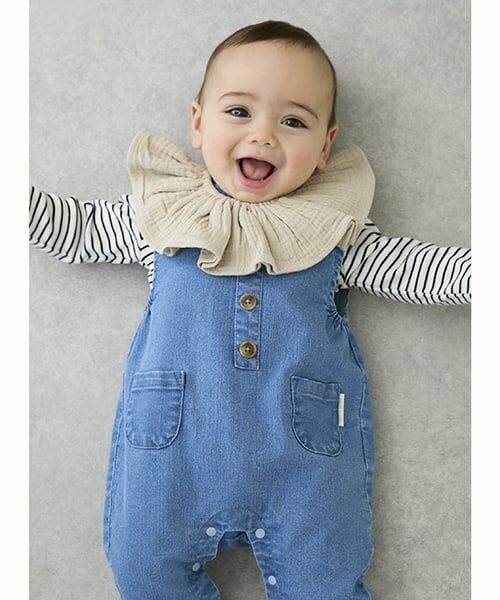 petit main / プティマイン ベビー・キッズウエア | デニムサロペット | 詳細2