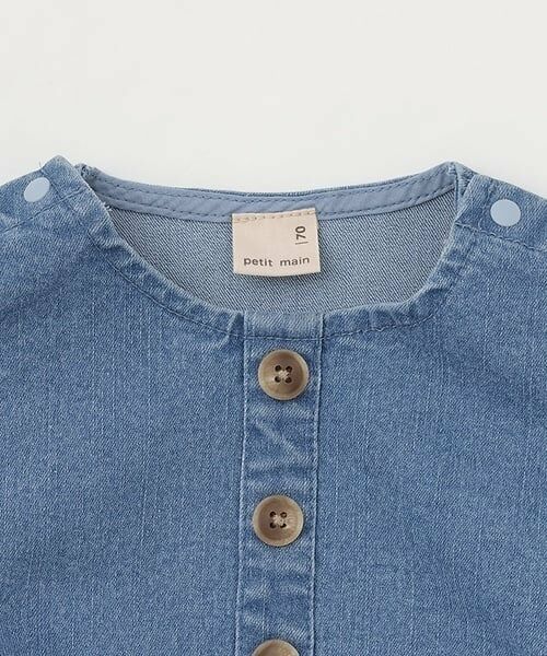 petit main / プティマイン ベビー・キッズウエア | デニムサロペット | 詳細5