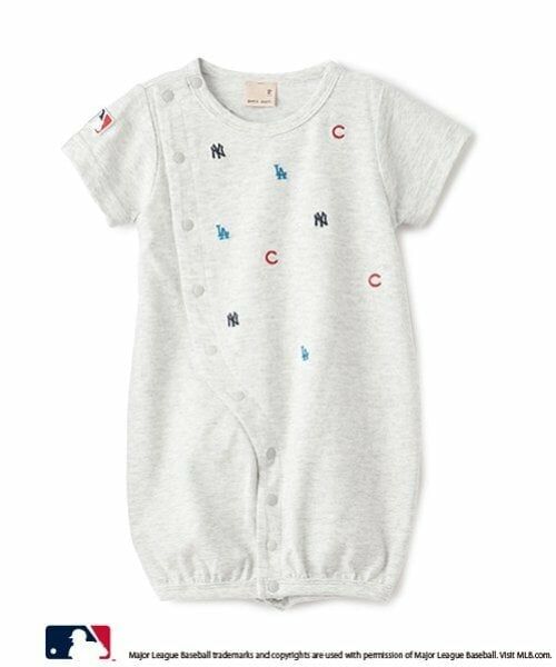 petit main / プティマイン ロンパース | 【MLB】チーム刺しゅう2WAYオール | 詳細2