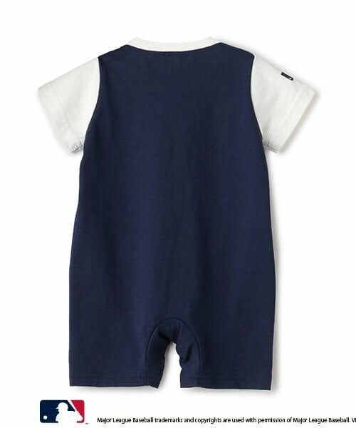 petit main / プティマイン ロンパース | 【MLB】ワッペンカバーオール | 詳細1