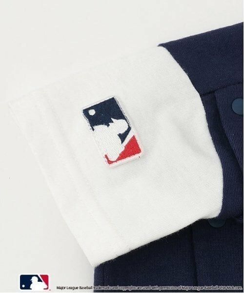petit main / プティマイン ロンパース | 【MLB】ワッペンカバーオール | 詳細12