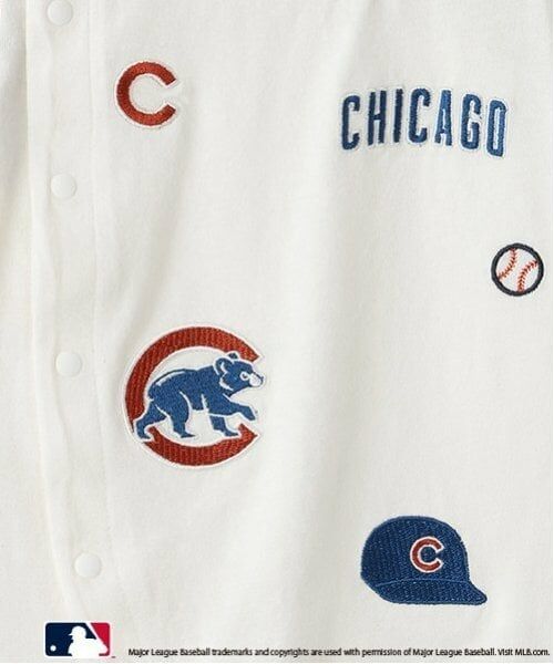 petit main / プティマイン ロンパース | 【MLB】ワッペンカバーオール | 詳細13