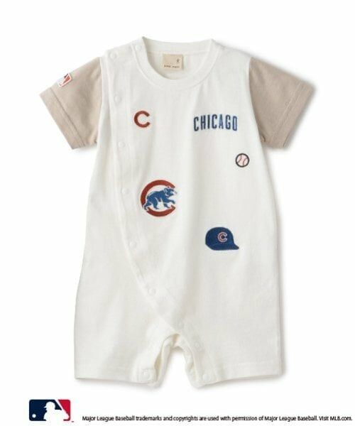 petit main / プティマイン ロンパース | 【MLB】ワッペンカバーオール | 詳細22