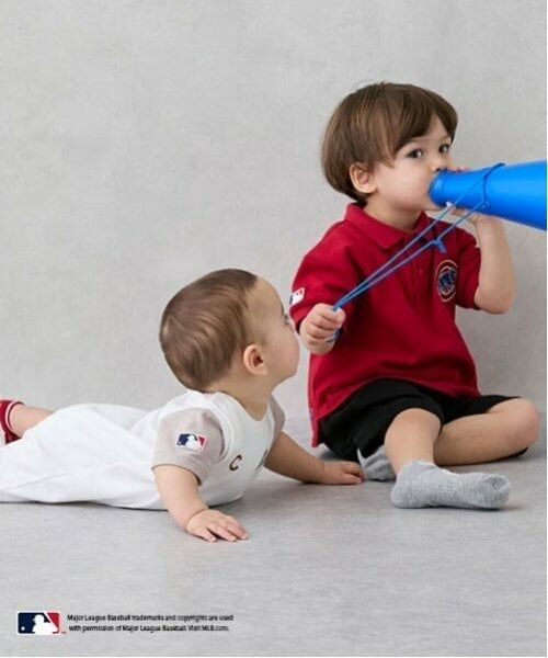 petit main / プティマイン ロンパース | 【MLB】ワッペンカバーオール | 詳細8