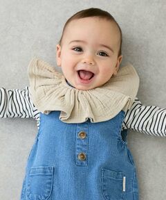 petit main / プティマイン ロンパース | スタイ付きロンパース