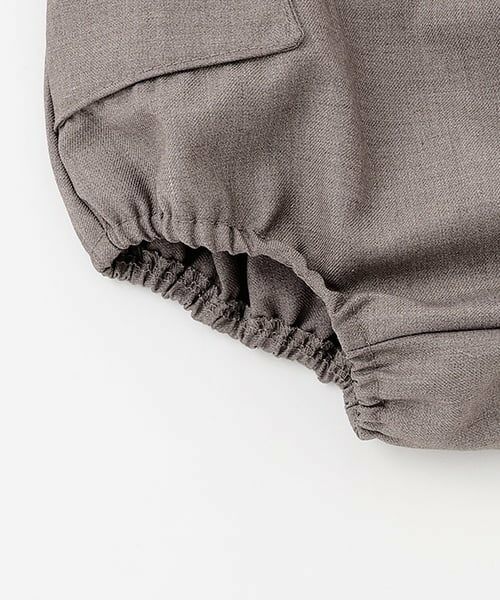 petit main / プティマイン ベビー・キッズウエア | ネクタイ付きロンパース+パンツセット | 詳細11