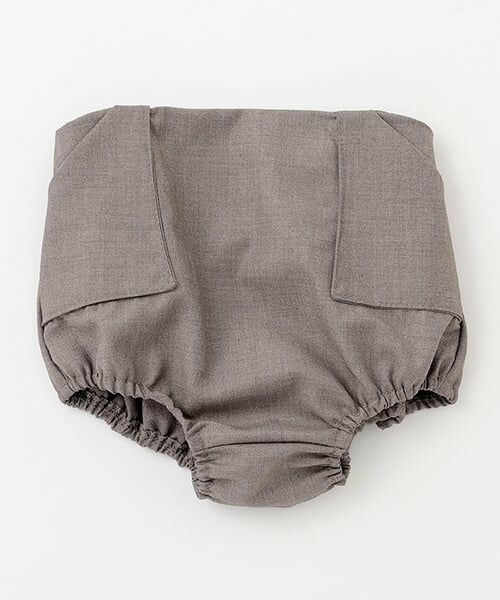 petit main / プティマイン ベビー・キッズウエア | ネクタイ付きロンパース+パンツセット | 詳細8