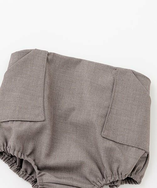 petit main / プティマイン ベビー・キッズウエア | ネクタイ付きロンパース+パンツセット | 詳細9