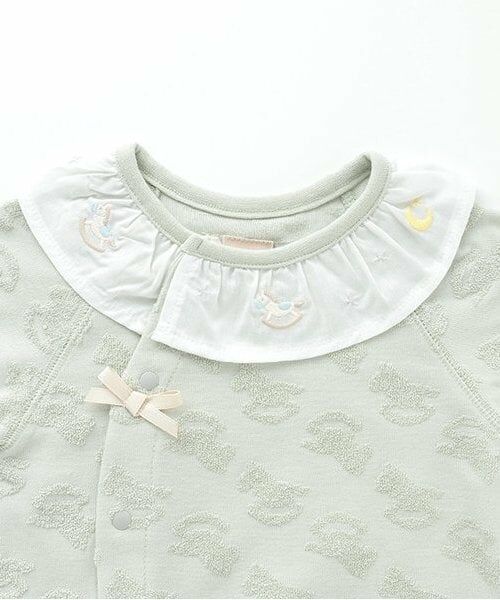 petit main / プティマイン ロンパース | 【弱酸性】衿刺しゅう2WAYオール | 詳細3