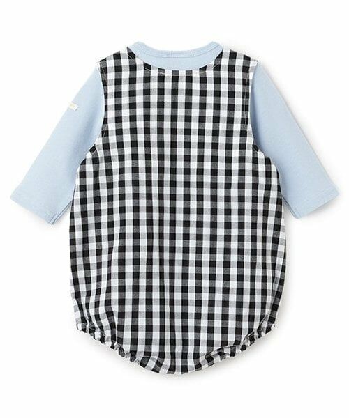 petit main / プティマイン ベビー・キッズウエア | チェックサロペットセット | 詳細1