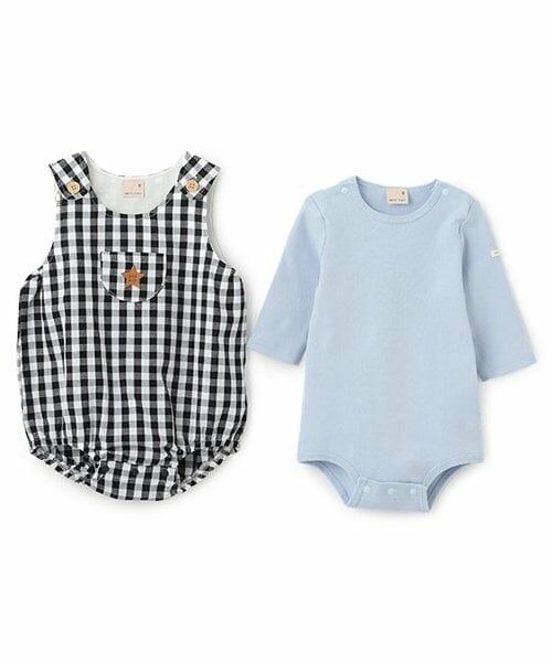 petit main / プティマイン ベビー・キッズウエア | チェックサロペットセット | 詳細2