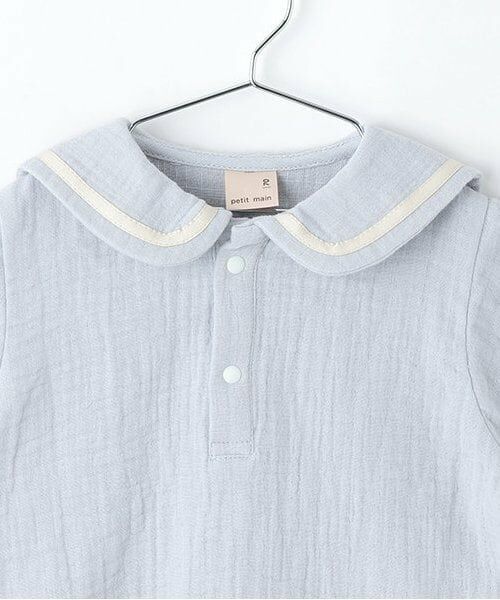 petit main / プティマイン ベビー・キッズウエア | ガーゼセーラーセットアップ | 詳細3