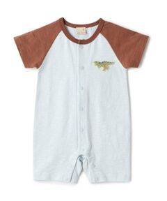 petit main / プティマイン ロンパース | ラグランカバーオール