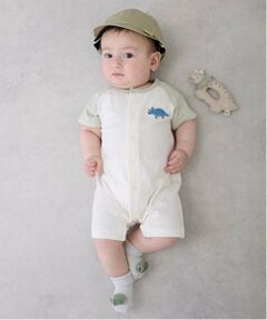 petit main / プティマイン ロンパース | ラグランカバーオール