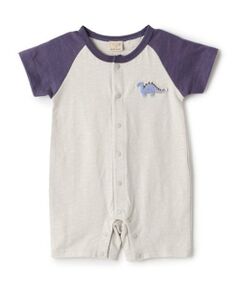 petit main / プティマイン ロンパース | ラグランカバーオール