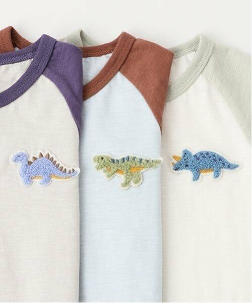 petit main / プティマイン ロンパース | ラグランカバーオール | 詳細7