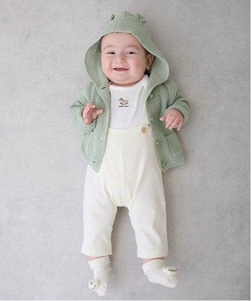 petit main / プティマイン ベビー・キッズウエア | サス付きパンツ | 詳細1