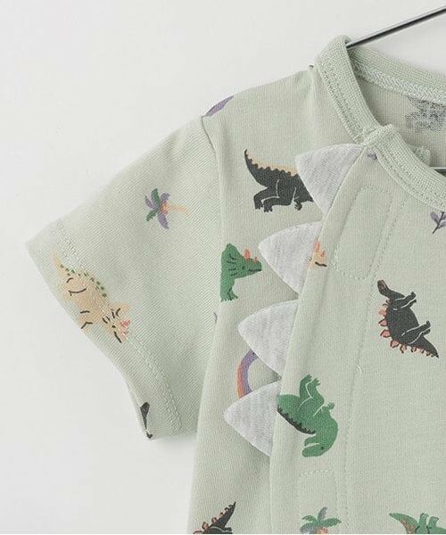 petit main / プティマイン ロンパース | 【弱酸性】恐竜2WAYオール | 詳細5