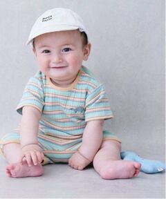 petit main / プティマイン ベビー・キッズウエア | マルチボーダーセットアップ